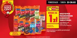 Biedronka Paczkowane kabanosy tarczyński oferta