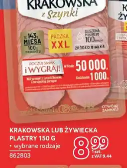 Selgros Krakowska lub Zywiecka plastry oferta