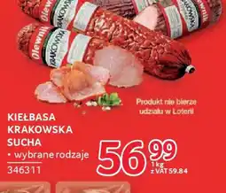 Selgros Kiełbasa Krakowska Sucha oferta