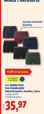 Lidl U.S. GRAND POLO dla esmara MEN oferta