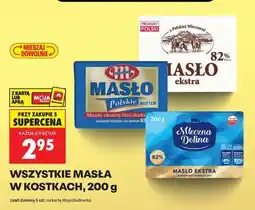 Biedronka WSZYSTKIE MASŁA W KOSTKACH, 200 g oferta