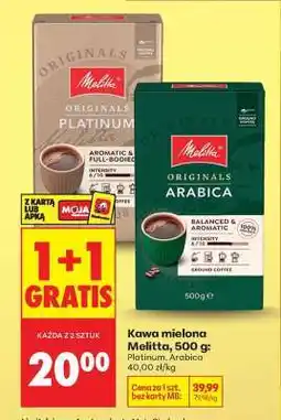Biedronka Kawa Mielona Melitta, 500 g oferta
