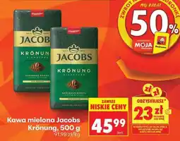 Biedronka Kawa mielona Jacobs Krönung, 500 g oferta