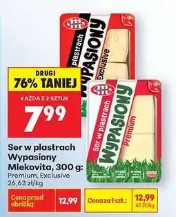 Biedronka Ser w plastrach Wypasiony Mlekovita, 300 g oferta