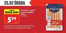 Biedronka Parówki z szynki Kraina Wędlin , 250 g oferta