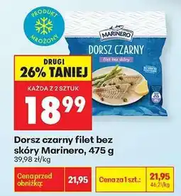 Biedronka Dorsz czarny Filet bez skóry Marinero, 475 g oferta