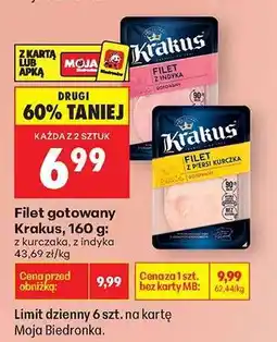 Biedronka Filet gotowany Krakus, 160 g oferta
