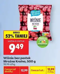Biedronka Wiśnie bez pestek Mroźna Kraina, 500 g oferta