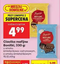 Biedronka Ciastka mafijne Bonitki, 330 g oferta