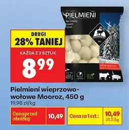 Biedronka Pielmieni wieprzowo wołowe Mooroz , 450 g oferta