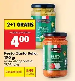 Biedronka Pesto Gusto Bello, 190 g oferta