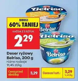Biedronka Deser ryżowy Belriso, 200 g oferta