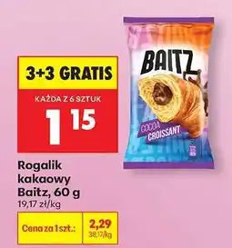 Biedronka Rogalik kakaowy Baitz 60 g oferta
