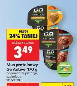 Biedronka Mus proteinowy Go Active, 170 g oferta