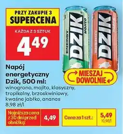 Biedronka Napój Energetyczny Dzik 500 ml oferta