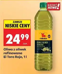 Biedronka Oliwa z oliwek rafinowana El Toro Rojo, 1 l oferta