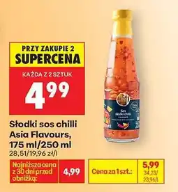 Biedronka Słodki sos chilli Asia Flavours, 175 ml/250 ml oferta