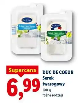 Lidl DUC DE COEUR Serek twarogowy oferta