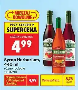 Biedronka Syrop Herbarium 440 ml oferta