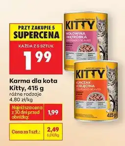 Biedronka Karma dla kota Kitty, 415 g oferta