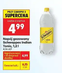 Biedronka Napój gazowany Schweppes Indian Tonic, 1,2 l oferta