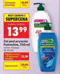Biedronka Żel pod prysznic Palmolive, 750 ml oferta