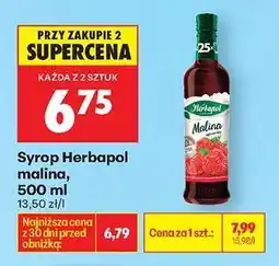 Biedronka Syrop Herbapol malina, 500 ml oferta