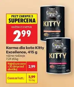 Biedronka Karma dla kota Kitty Excellence, 415 g oferta