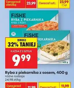 Biedronka Ryba z piekarnika z sosem, 400 g oferta