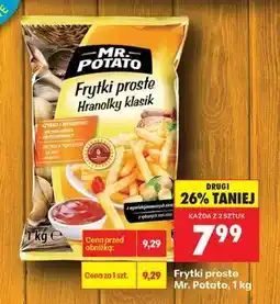Biedronka Frytki proste Mr. Potato 1 kg oferta
