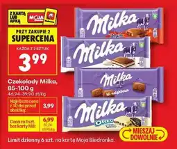 Biedronka Czekolady Milka, 85-100 g oferta