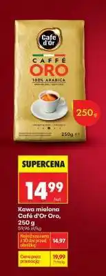 Biedronka Kawa mielona Cafe d’Or Oro, 250 g oferta