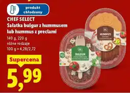 Lidl CHEF SELECT Sałatka bulgur z hummusem lub hummus z preclami oferta