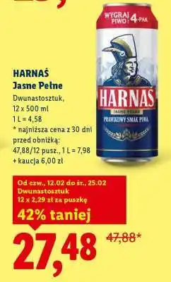 Lidl Harnaś Jasne Pełne oferta