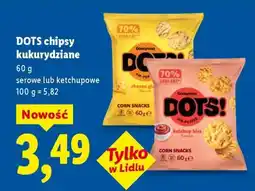 Lidl DOTS chipsy kukurydziane oferta