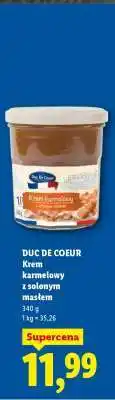 Lidl DUC DE COEUR Krem karmelowy z solonym masłem oferta