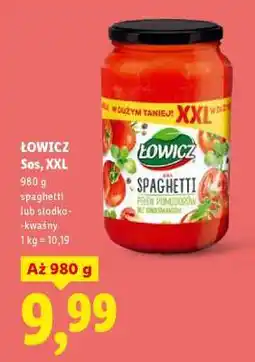 Lidl Łowicz Sos, XXL oferta