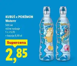 Lidl Kubuś x Pokemon Waterrr oferta