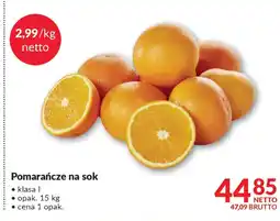 Makro Pomarańcze na sok oferta