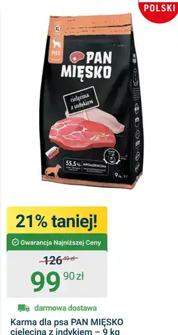 ERLI Karma dla psa Pan Mięsko oferta