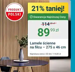 ERLI Lamele ścienne na filcu oferta