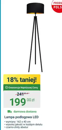 ERLI Lampa podłogowa LED oferta