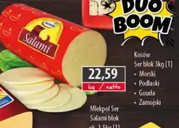 DUO-TES Mlekpol Ser Salami blok oferta
