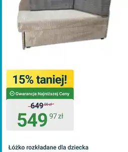 ERLI Lóżko rozkładane dla dziecka oferta