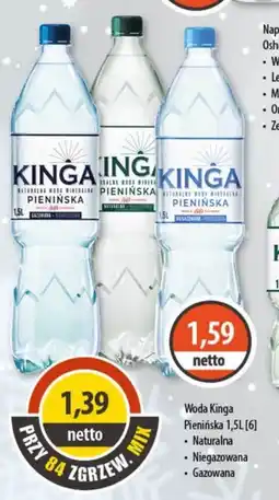 DUO-TES Woda Kinga Pienińska oferta