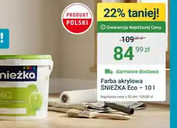 ERLI Snieżka Farba akrylowa Eco oferta