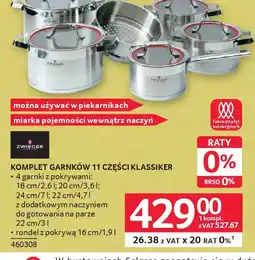 Selgros Zwieger Komplet garnków Klassiker oferta