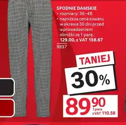 Selgros Spodnie damskie oferta