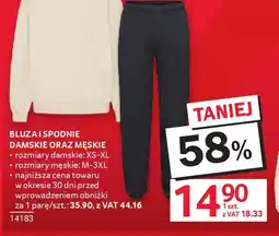 Selgros Bluza i spodnie oferta