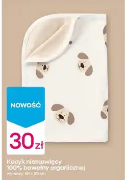 Pepco Kocyk niemowlęcy 100% bawełny organicznej oferta
